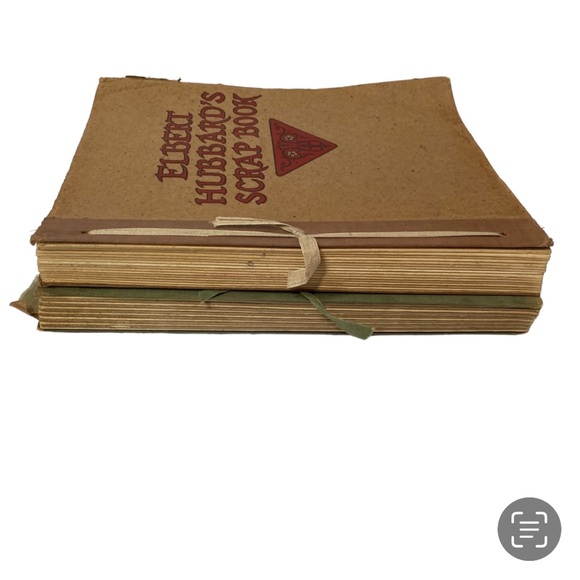 Lot of 2 Antique Elbert Hubbard Notebooks Scrabook and Notebook - Picture 2 of 12